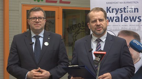 Grzegorz Ufniarz poparł Krystiana Kowalewskiego w wyborach na burmistrza Polic