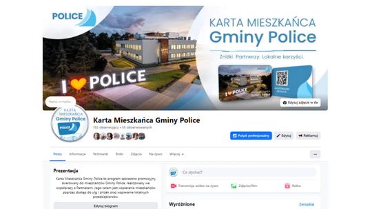 Karta Mieszkańca Gminy Police ma już swoje miejsce na Facebooku
