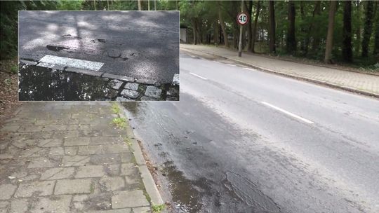 Kierowcy znów narzekają na stan ulicy Piłsudskiego