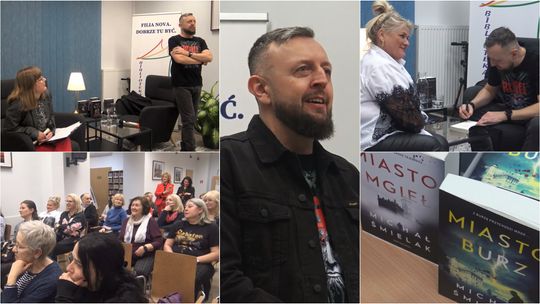 Michał Śmielak w Policach. Jego ostatnia powieść bierze udział w Plebiscycie Książka Roku 2025