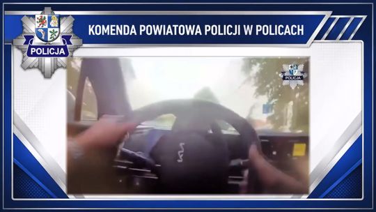 Policyjny pościg ulicami Polic