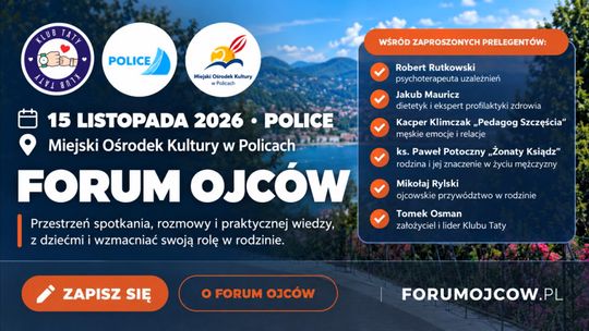 W Policach odbędzie się I Zachodniopomorskie Forum Ojców