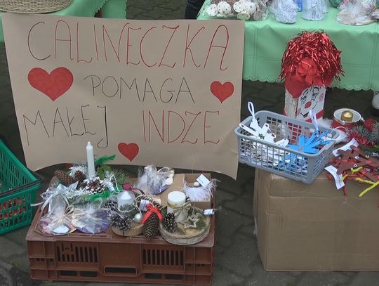 Charytatywny kiermasz dla Ingi w przedszkolu "Calineczka"