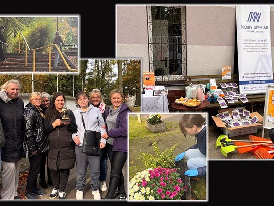 Ciche Dłonie to jedno z działań stowarzyszenia Nowy Wymiar. Tym razem porządkowano alejki cmentarza