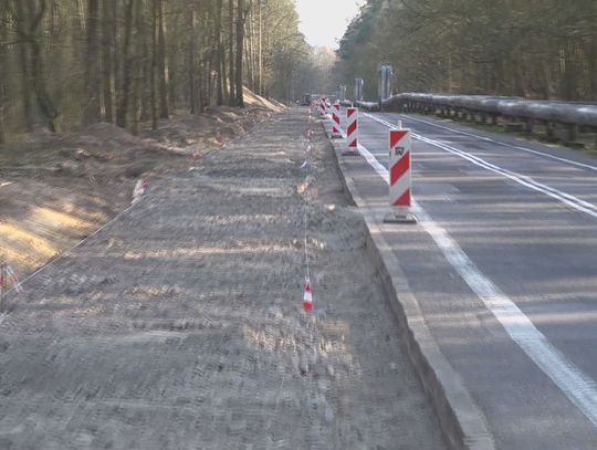 Epidemia nie spowolniła prac związanych z budową ścieżki rowerowej