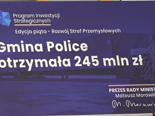 Gmina Police otrzymała 245 milionów złotych na budowę obwodnicy Polic