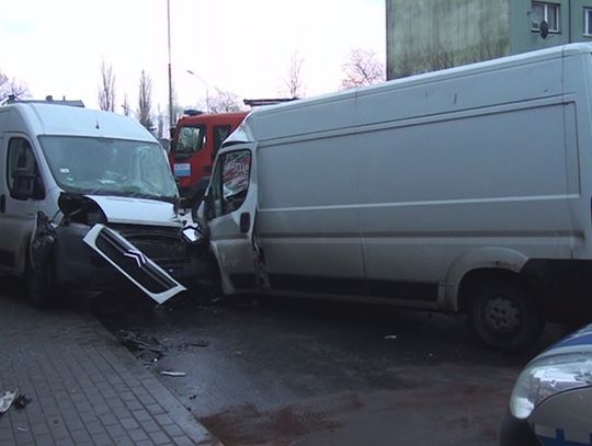 Groźnie wyglądający wypadek przy ul. Grunwaldzkiej