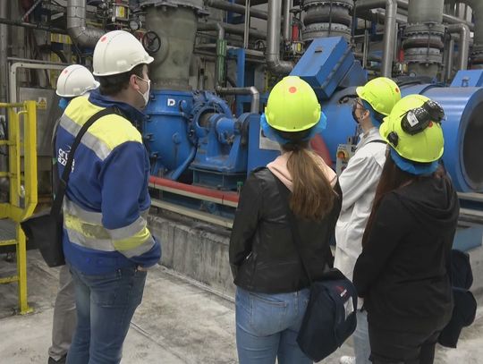 Grupa studentów inżynierii technicznej odwiedziła Grupę Azoty Police