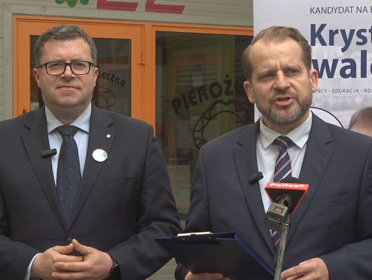 Grzegorz Ufniarz poparł Krystiana Kowalewskiego w wyborach na burmistrza Polic