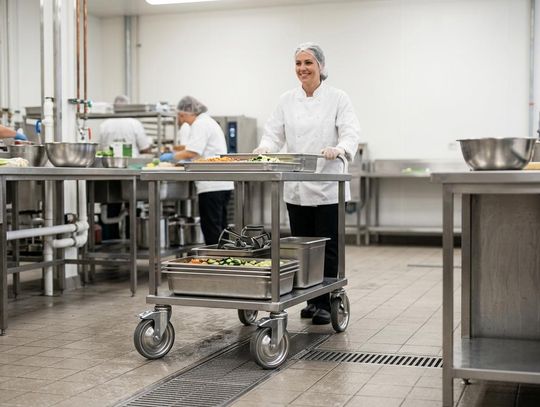 Koła ze stali nierdzewnej w gastronomii i przemyśle spożywczym - wymogi higieniczne