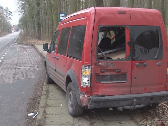 Kolizja dwóch aut na Przęsocińskiej w Policach