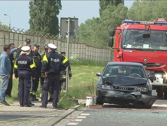 Kolizja na ulicy Jasienickiej