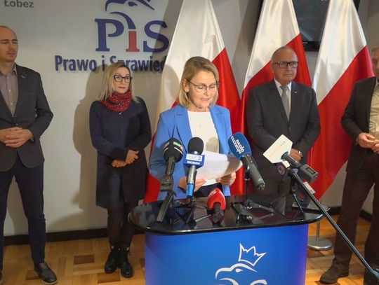 Konferencja polityków PiS nt. Zachodniej Obwodnicy Szczecina