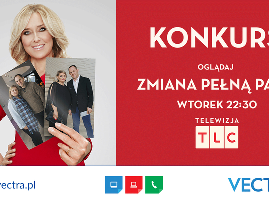 KONKURS Z TLC+ odkodowane pasmo programów Discovery Channel, Eurosport 1 oraz TLC