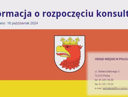 Konsultacje ws. warunków współpracy Gminy Police z organizacjami pozarządowymi