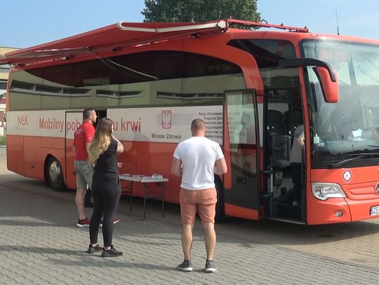 Krwiobus na terenie Grupy Azoty Police. To już czwarty ambulansowy pobór w tym roku