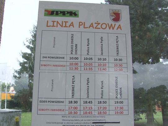 Linia Plażowa Police-Trzebież ruszyła