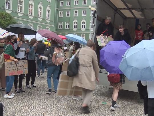 Młodzieżowy Strajk Klimatyczny w Szczecinie 25.09.20