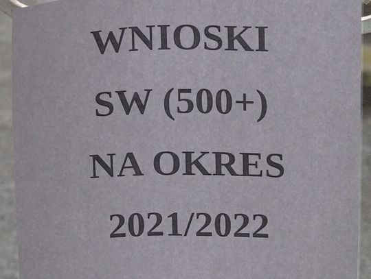 Od 1 kwietnia wnioski o 500+ można składać w formie papierowej