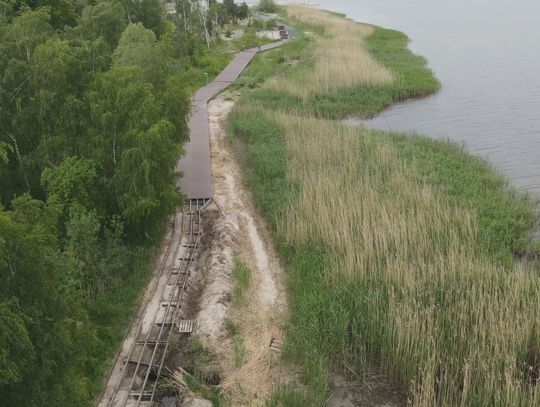 Odbudowa promenady w Trzebieży dobiega końca