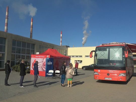 Pierwszy w tym roku ambulansowy pobór krwi na terenie Grupy Azoty Police