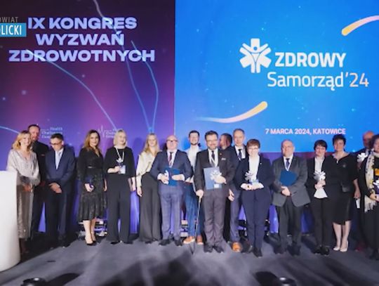 Powiat Policki otrzymał nagrodę w ogólnopolskim konkursie „Zdrowy Samorząd”