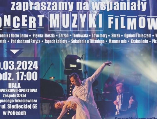 Powiat Policki z okazji 25-lecia zaprasza mieszkańców na koncert muzyki filmowej