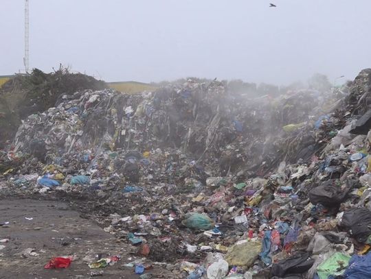 Pożar na Składowisku Odpadów Komunalnych w Leśnie Górnym