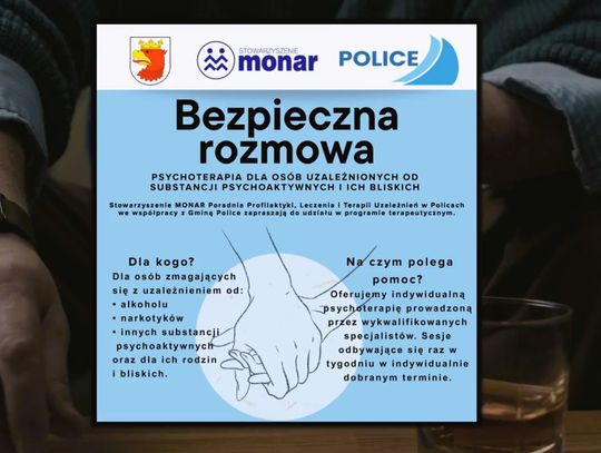 Rusza bezpłatna terapia dla osób zmagających się z uzależnieniem