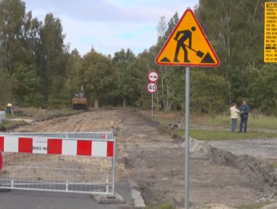 Trwa przebudowa ulicy Polnej w Trzebieży