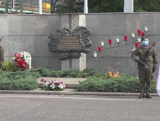 Upamiętnienie NSZZ "Solidarność" w Stoczni Szczecińskiej