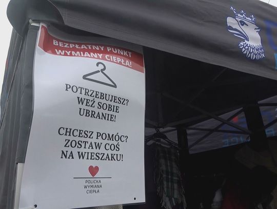 W Policach powstał pierwszy Punkt Wymiany Dobrego Ciepła. Można do niego przynosić odzież