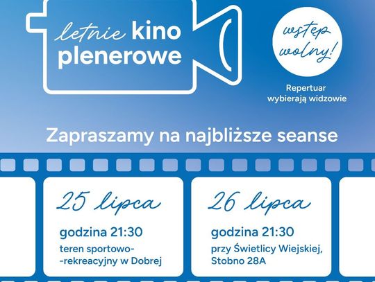 Wakacje z Powiatem Polickim – Letnie Kino Plenerowe