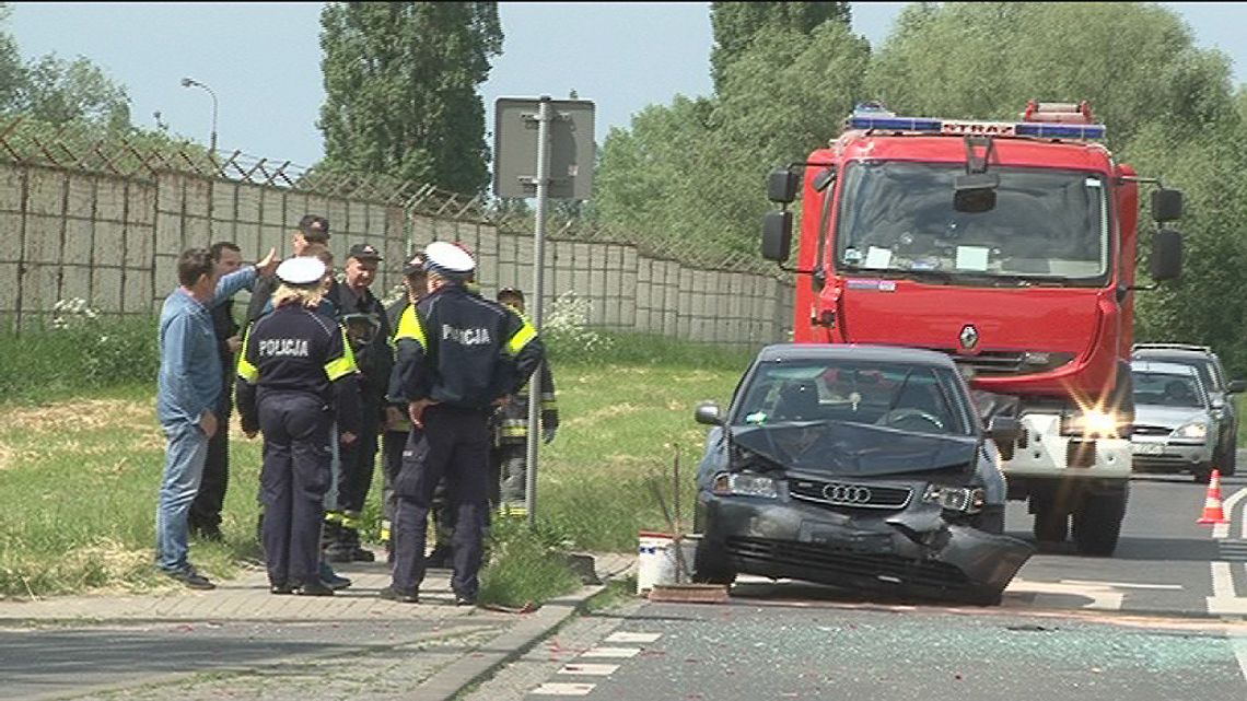 Kolizja na ulicy Jasienickiej