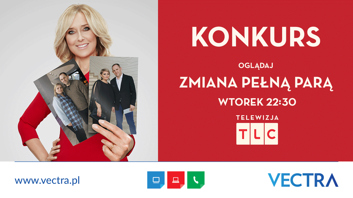 KONKURS Z TLC+ odkodowane pasmo programów Discovery Channel, Eurosport 1 oraz TLC