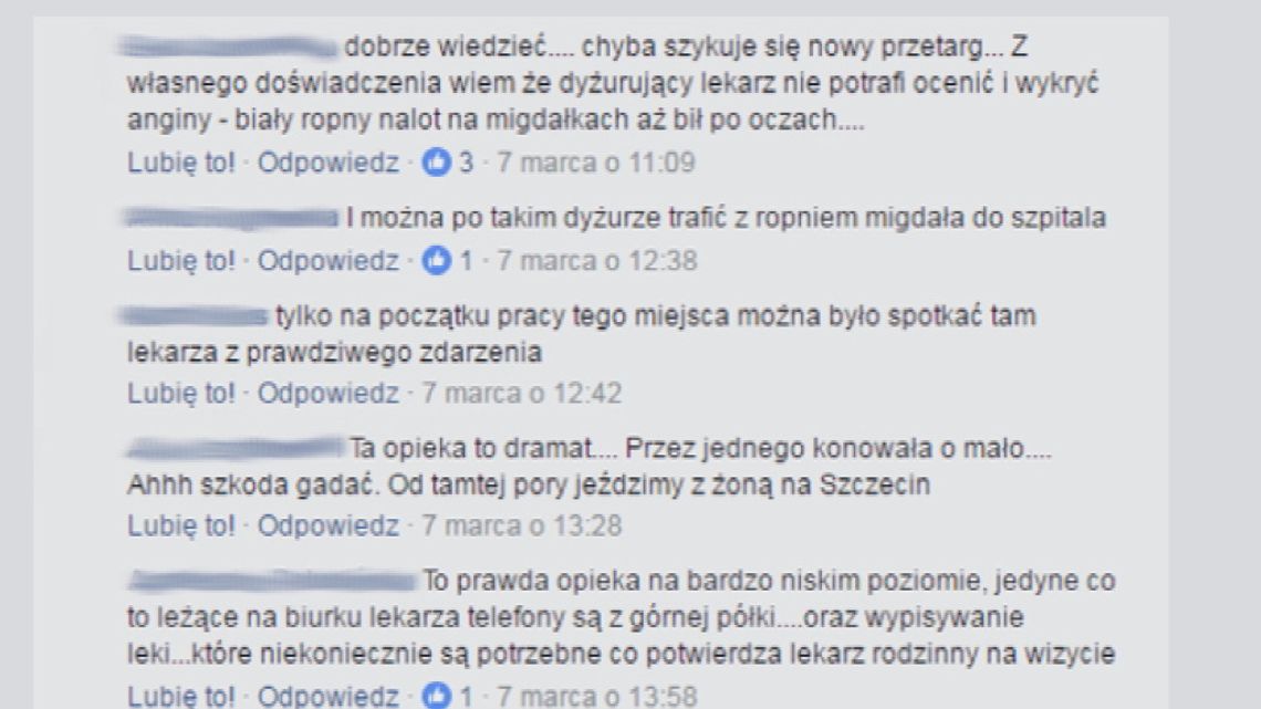 Kontrowersje wokół nocnej opieki zdrowotnej w Policach