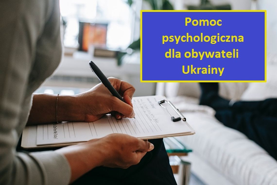 Pomoc psychologiczna dla obywateli Ukrainy