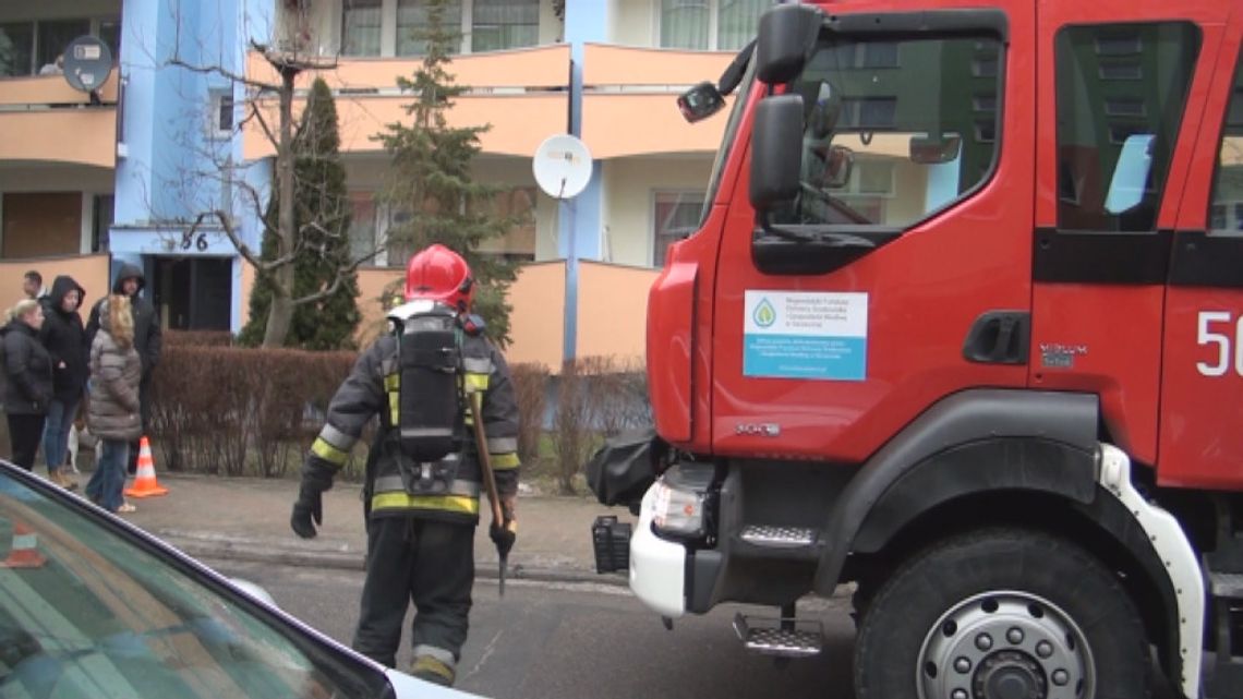 Pożar instalacji elektrycznej przy ul. Okulickiego