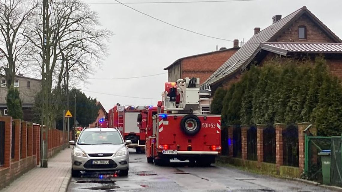 Pożar kominowy na ul. Owocowej w Policach-Jasienicy!