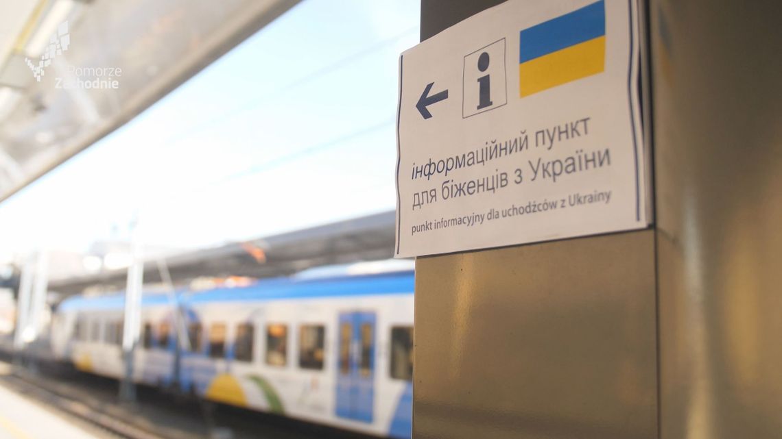 Specjalne pociągi dla obywateli z Ukrainy z lotniska w Goleniowie